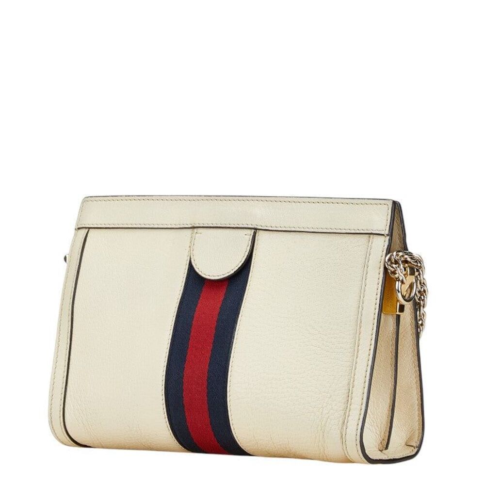 Gucci Ophidia Shearling Line Leather Shoulder Bag 503877 - Picture 2 of 7